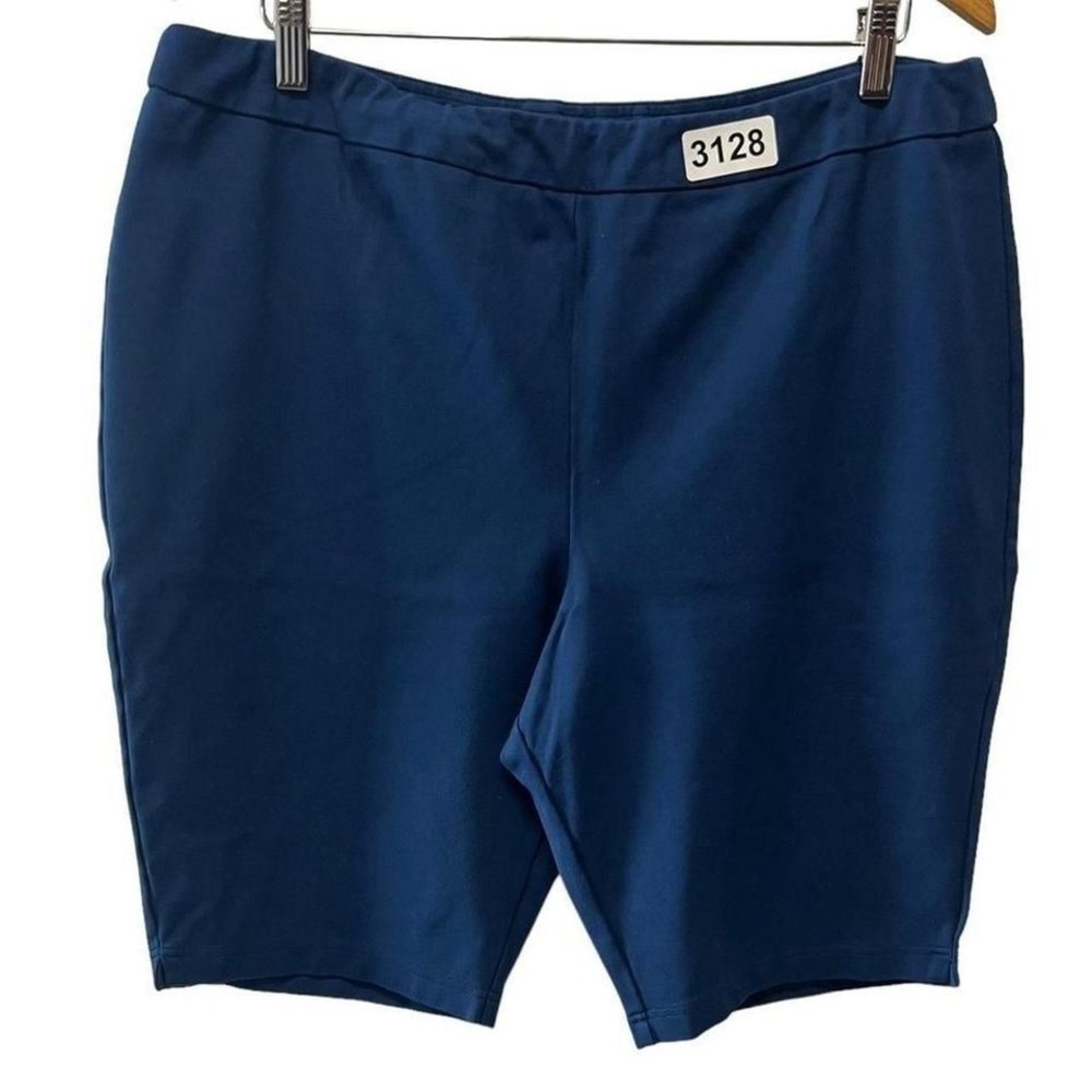 Joan Rivers blue‎ athletic shorts size 1X